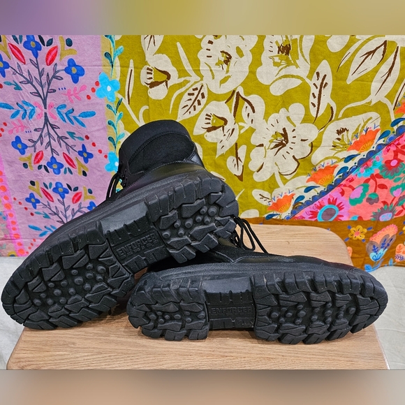 Men's Bates Enforcer Series Steel Toe Safety Protective Black Work Boots Size 12 - Picture 9 of 12